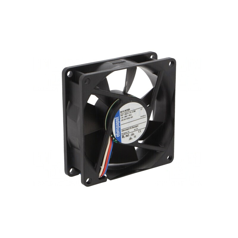 Ventilator DC Axial 24V 80x80x25mm | Electronic-mag.ro | Componente Electronice