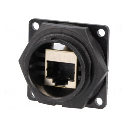 Cuplă RJ45 Cat 5e Ecranat 8p8c IP67/IP68 | Electronic-mag.ro | Componente Electronice