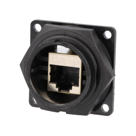 Cuplă RJ45 Cat 5e Ecranat 8p8c IP67/IP68 | Electronic-mag.ro | Componente Electronice