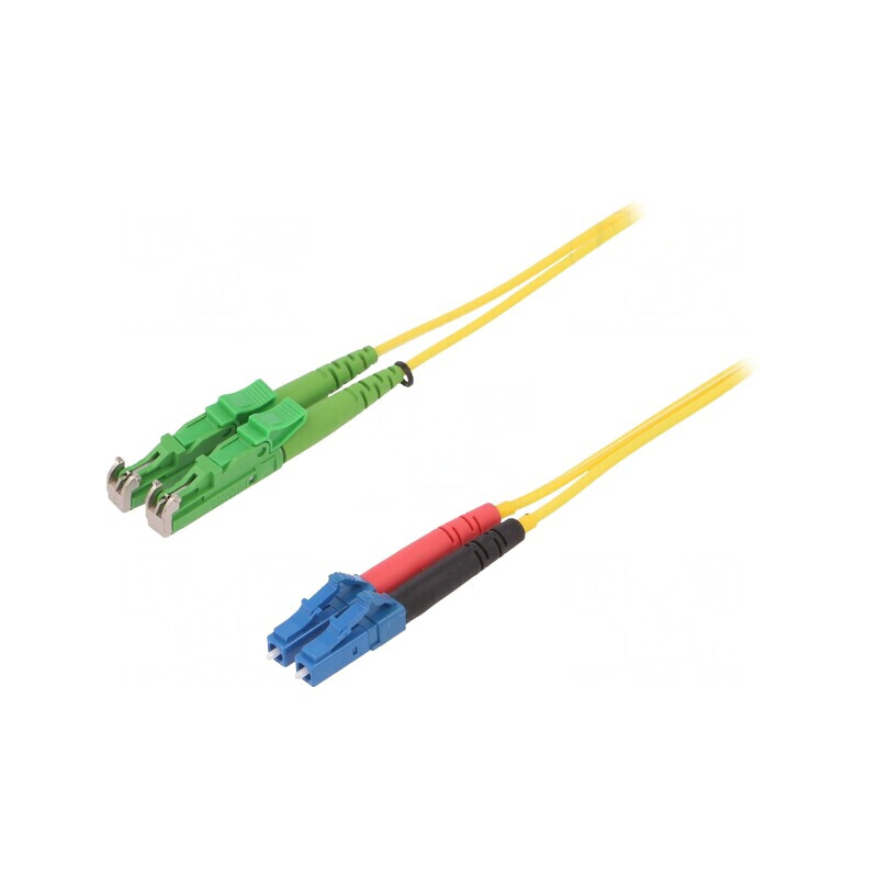 Patch Cord Fibră Optică 5m E2/APC LC/UPC | Electronic-mag.ro | Componente Electronice