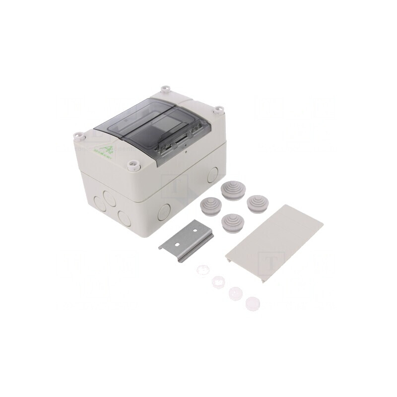 Carcasă Aparatură Modulară IP55 Gri 3 Module | Electronic-mag.ro | Componente Electronice
