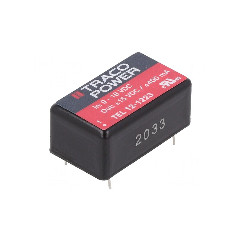 Convertor DC/DC 12W 9-36V la 15V/-15V | Electronic-mag.ro | Componente Electronice