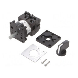 Comutator cu Came 3 Poli 12A 0-1 pentru Încastrare | Electronic-mag.ro | Componente Electronice