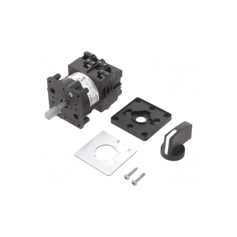 Comutator cu Came 3 Poli 12A 0-1 pentru Încastrare | Electronic-mag.ro | Componente Electronice
