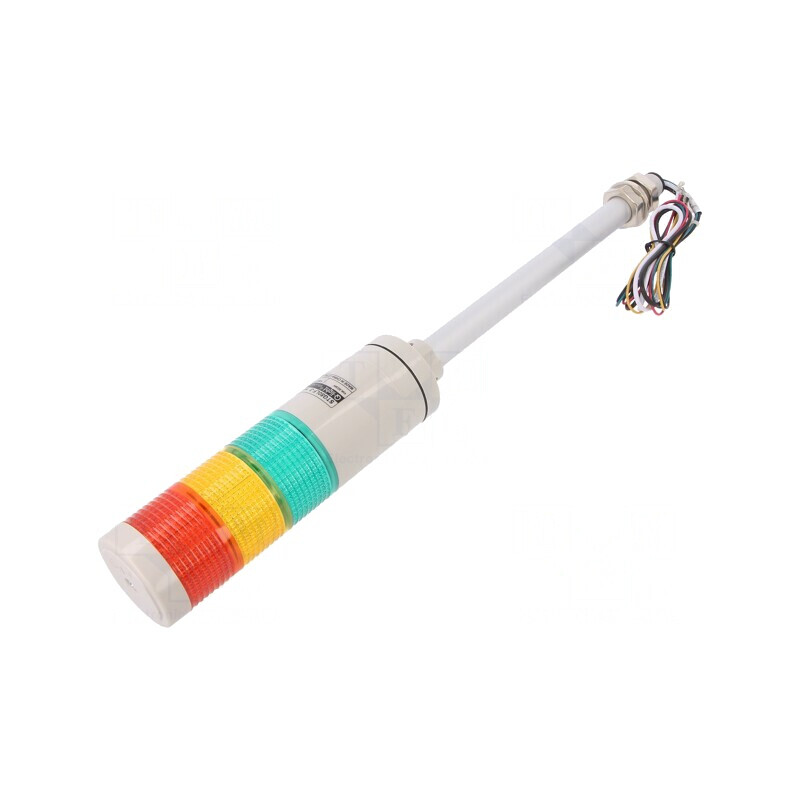 Coloană de Semnalizare LED Roșu/Ambră/Verde 24V | Electronic-mag.ro | Componente Electronice