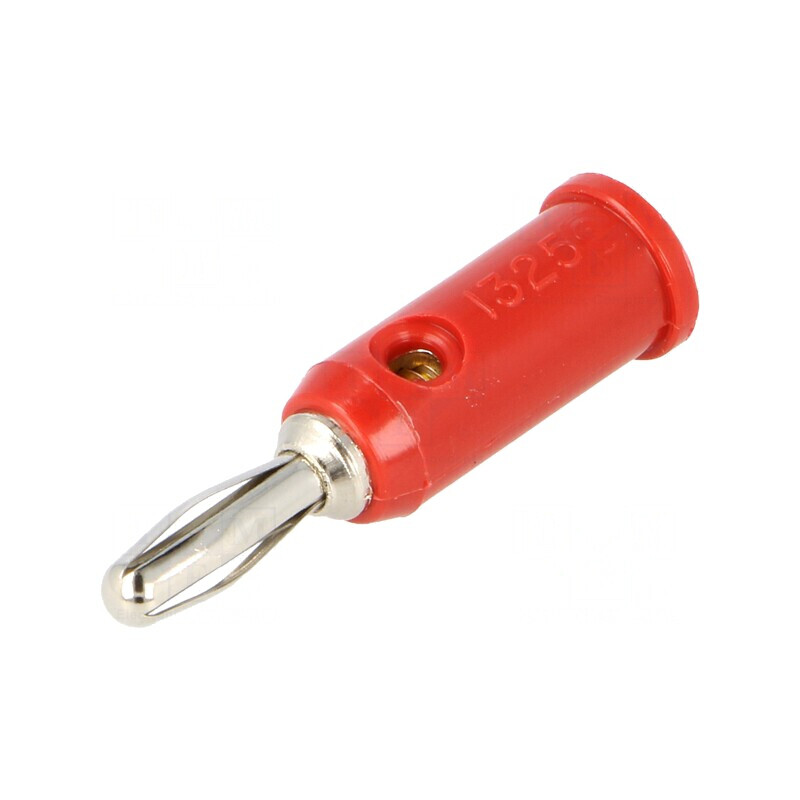 Mufă Banană 4mm 5A 5kV Roșie 3mm Cablu | Electronic-mag.ro | Componente Electronice