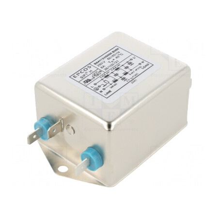 Filtru anti-interferențe monofazat 250VAC 6A | Electronic-mag.ro | Componente Electronice