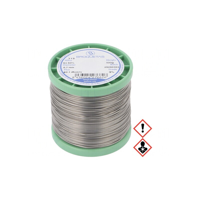 Sârmă de Lipit 0,7mm 0,5kg cu Plumb | Electronic-mag.ro | Componente Electronice