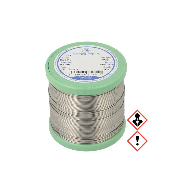 Sârmă de lipit cu plumb 0,8mm 0,5kg BROFIL | Electronic-mag.ro | Componente Electronice Sârmă de lipit cu plumb 0,8mm 0,5kg BROFIL | Electronic-mag.ro | Componente Electronice