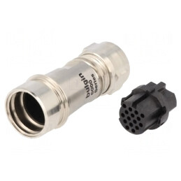 Conector Circular Mufă Mamă 16 PIN Fără Contacte Pe Cablu | Electronic-mag.ro | Componente Electronice