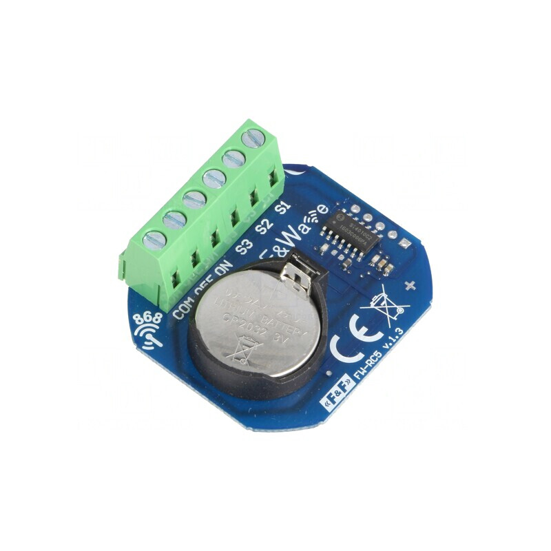 Emițător F&Wave 868MHz 100m 5 Butoane | Electronic-mag.ro | Componente Electronice