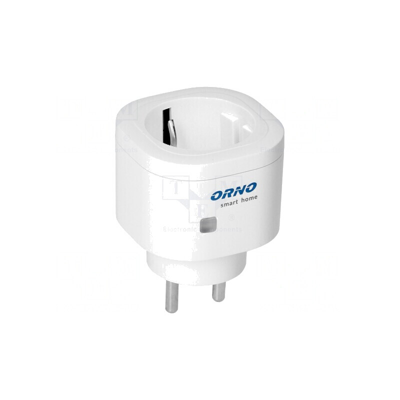 Priză de rețea 230VAC IP20 Albă Schuko | Electronic-mag.ro | Componente Electronice