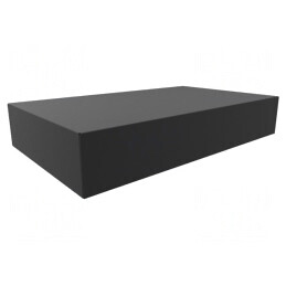 Carcasă Bază Oțel Negru 254x432x76mm | Electronic-mag.ro | Componente Electronice