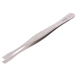 Pensetă 145mm cu Vârf Lat și Capăt Lopățică | Electronic-mag.ro | Componente Electronice