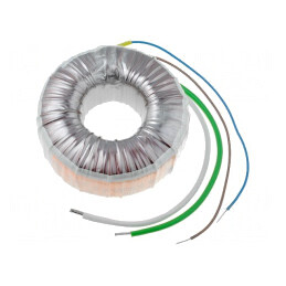 Transformator toroidal 80VA 230V 12V 6.67A cu cabluri | Electronic-mag.ro | Componente Electronice
