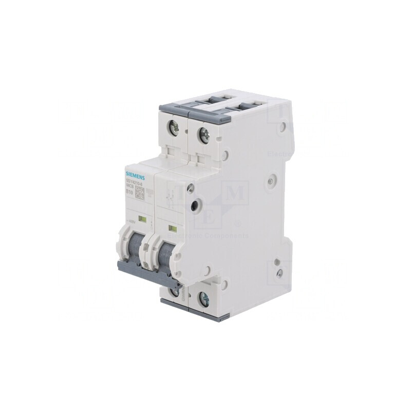 Întrerupător de supracurent 10A 2P 230/400V 10kA | Electronic-mag.ro | Componente Electronice