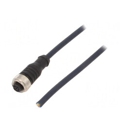 Cablu de Conectare M12 în unghi, 5m, IP69K, 60VAC 4A | Electronic-mag.ro | Componente Electronice