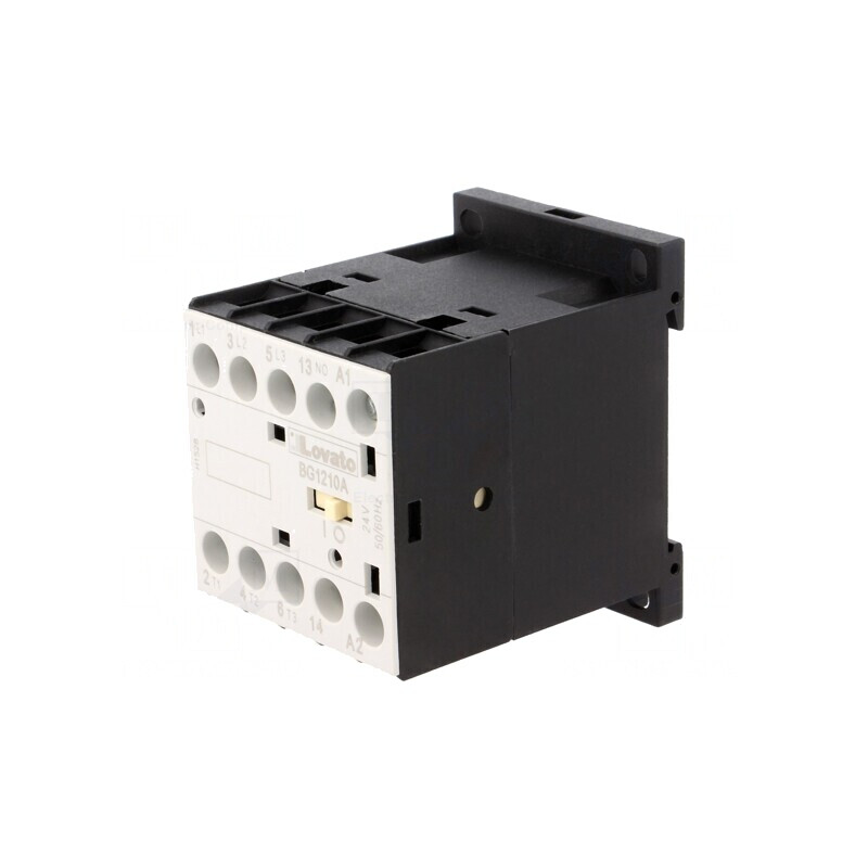 Contactor 3P NO 24VAC 12A cu 3 Contacte Auxiliare NO