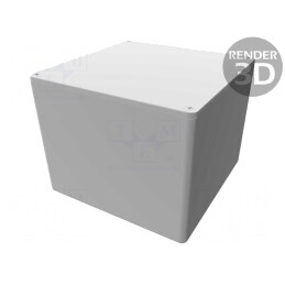 Carcasă Universală din Aluminiu 120x120x94mm | Electronic-mag.ro | Componente Electronice