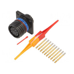 Conector militar dimensiune 13 Series III mamă | Electronic-mag.ro | Componente Electronice