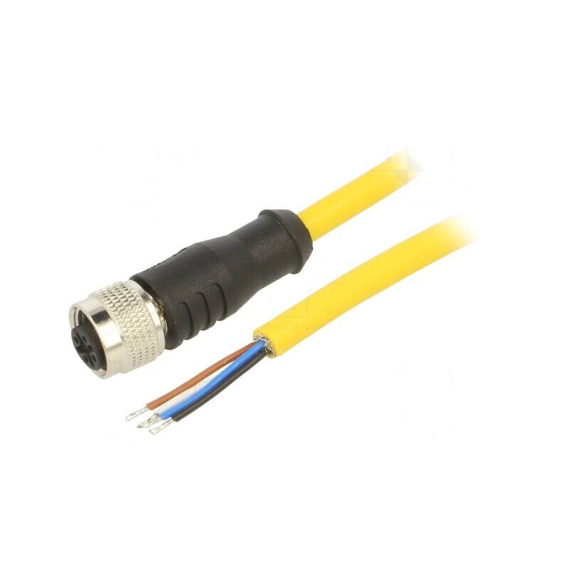 Cablu de Conectare M12 10m 250VAC 4A PVC | Electronic-mag.ro | Componente Electronice Cablu de Conectare M12 10m 250VAC 4A PVC | Electronic-mag.ro | Componente Electronice
