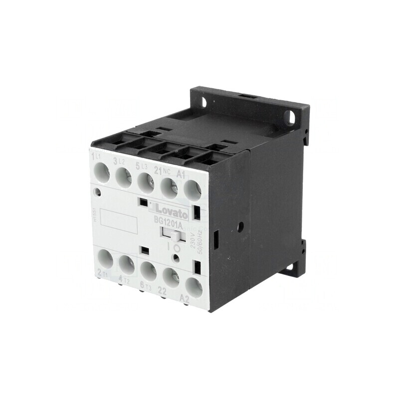 Contactor 3P 230VAC 12A 3NO 1NC | Electronic-mag.ro | Componente Electronice