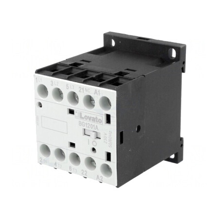 Contactor 3P 230VAC 12A 3NO 1NC | Electronic-mag.ro | Componente Electronice