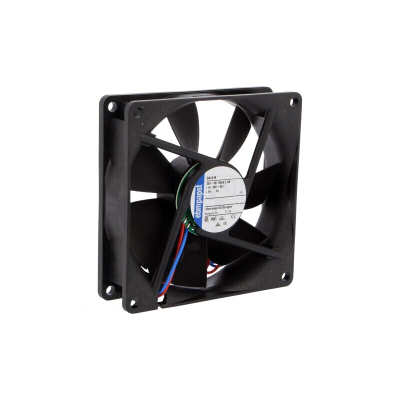 Ventilator axial 24V 92x92x25mm 84m3/h 32dBA | Electronic-mag.ro | Componente Electronice