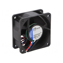 Ventilator axial 24V DC 60x60x25mm 56m3/h 43dBA | Electronic-mag.ro | Componente Electronice