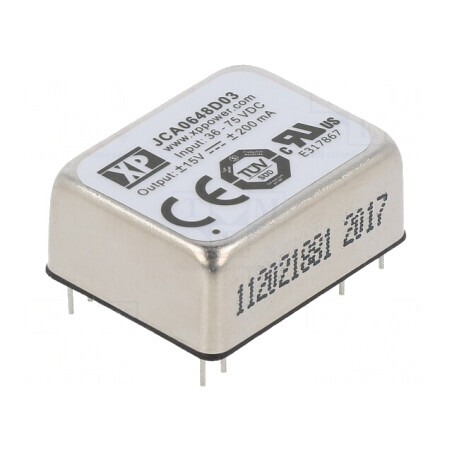 Convertor DC/DC 6W 36-75V la 15V/-15V THT | Electronic-mag.ro | Componente Electronice