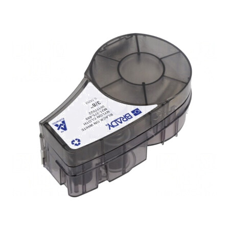Bandă Autoadezivă Albă 9,5mm x 4,9m, Caracter Negru | Electronic-mag.ro | Componente Electronice