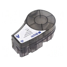 Bandă Autoadezivă Albă 9,5mm x 4,9m, Caracter Negru | Electronic-mag.ro | Componente Electronice