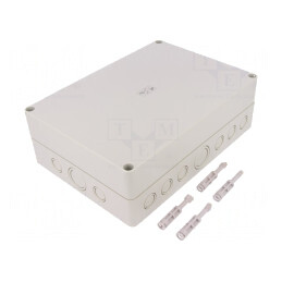 Carcasă universală polistiren 180mm x 254mm x 84mm | Electronic-mag.ro | Componente Electronice