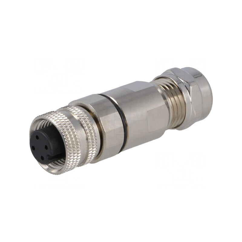 Mufă M12 4-Pin Mamă IP67 pentru DeviceNet/CANopen | Electronic-mag.ro | Componente Electronice Mufă M12 4-Pin Mamă IP67 pentru DeviceNet/CANopen | Electronic-mag.ro | Componente Electronice