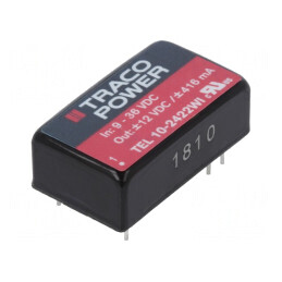 Convertor DC/DC 10W 9-36V la 12V/-12V TEL 10-2422WI | Electronic-mag.ro | Componente Electronice