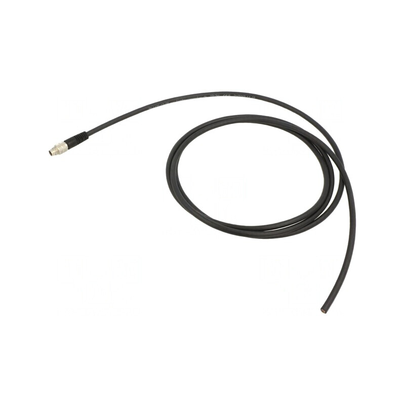 Conector M9 mufă tată 125V IP67 8 pini drept 25-70°C cabluri | Electronic-mag.ro | Componente Electronice