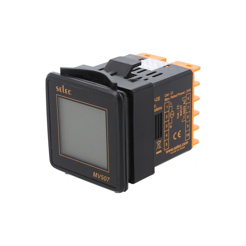 Voltmetru Digital de Panou 50-480V LCD | Electronic-mag.ro | Componente Electronice