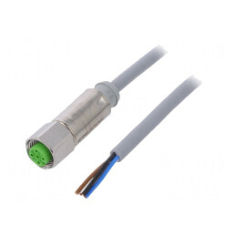 Cablu de conectare M12 PIN 4 drept 5m mufă 32VAC
