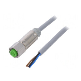 Cablu de conectare M12 PIN 4 drept 5m mufă 32VAC | Electronic-mag.ro | Componente Electronice