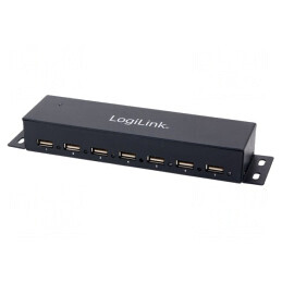 Hub USB 2.0 cu 7 Porturi Fixat pe Blat 480Mbps Plug and Play | Electronic-mag.ro | Componente Electronice