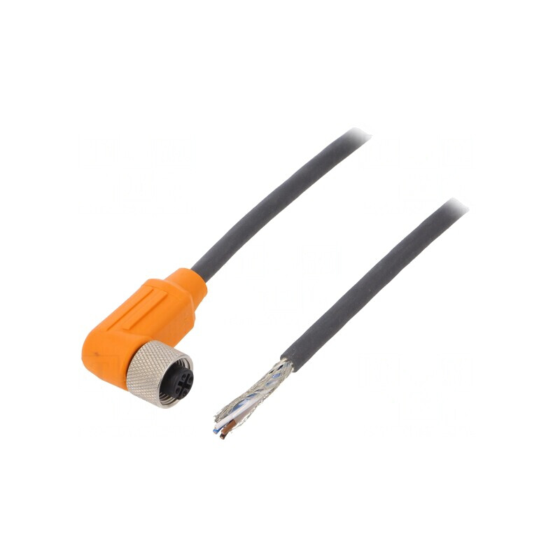 Cablu de Conectare M12 PIN 4 în Unghi 10m 240VAC 4A | Electronic-mag.ro | Componente Electronice