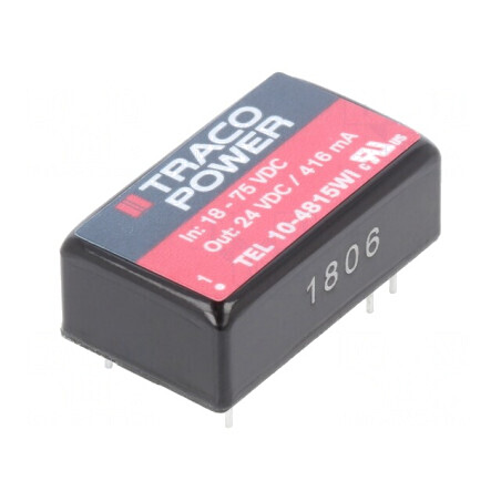 Convertor DC/DC 10W 18-75V la 24V 416mA DIP16 | Electronic-mag.ro | Componente Electronice