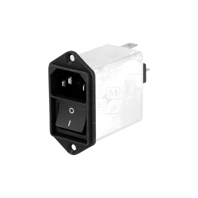Conector AC 6A 250V IEC 60320 Soclu Tată | Electronic-mag.ro | Componente Electronice Conector AC 6A 250V IEC 60320 Soclu Tată | Electronic-mag.ro | Componente Electronice