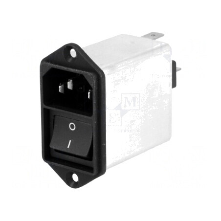 Conector AC 6A 250V IEC 60320 Soclu Tată | Electronic-mag.ro | Componente Electronice