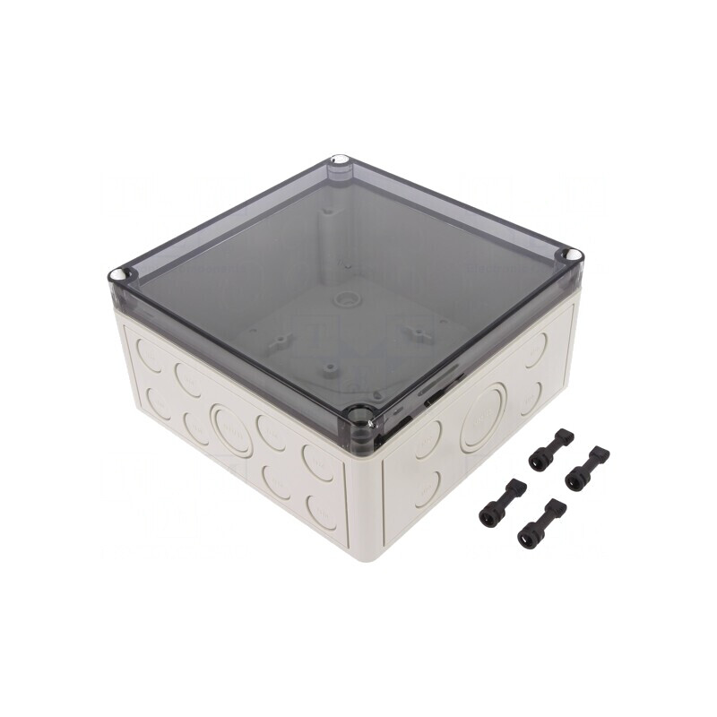 Carcasă Universală Polistiren 180x182x90mm | Electronic-mag.ro | Componente Electronice