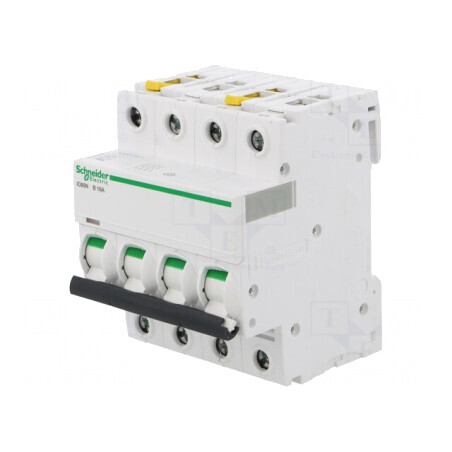 Întrerupător de Supracurent 16A 4 Poli 400V | Electronic-mag.ro | Componente Electronice
