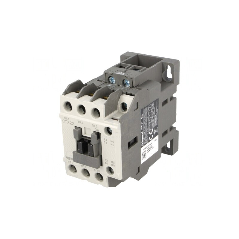 Contactor 3-polar 230VAC 9A cu 3 Contacte Auxiliare | Electronic-mag.ro | Componente Electronice
