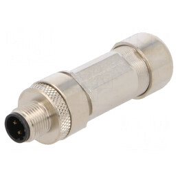 Mufă M12 4 PIN Ethernet pe Cablu | Electronic-mag.ro | Componente Electronice