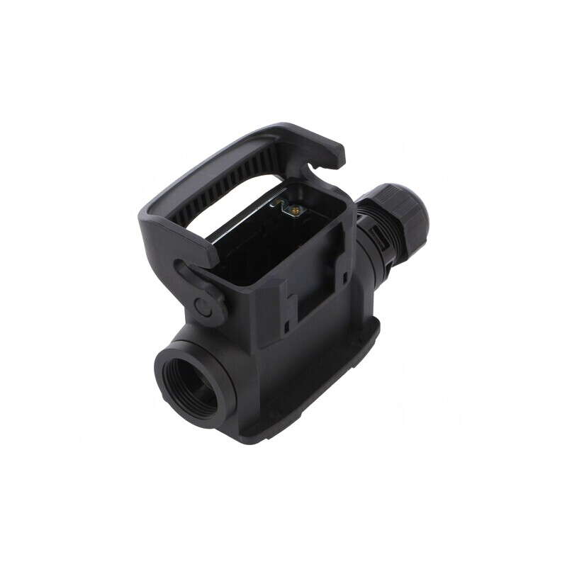 Carcasă pentru conectori HDC Han-Eco® A 10A drept | Electronic-mag.ro | Componente Electronice
