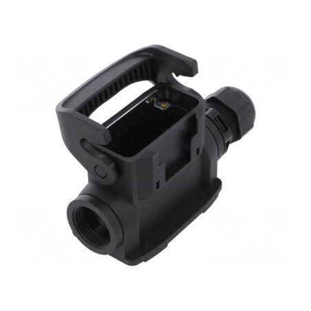Carcasă pentru conectori HDC Han-Eco® A 10A drept | Electronic-mag.ro | Componente Electronice
